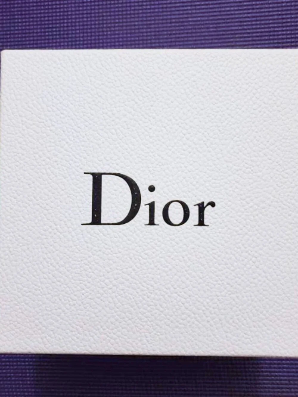 2 Dior White Gift Storage Boxes Grey Logo 8.25